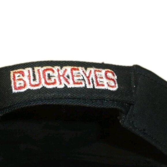 Ohio State Buckeys Mens Top of the World Black Visor hat Cap New Ncaa - Picture 3 of 3